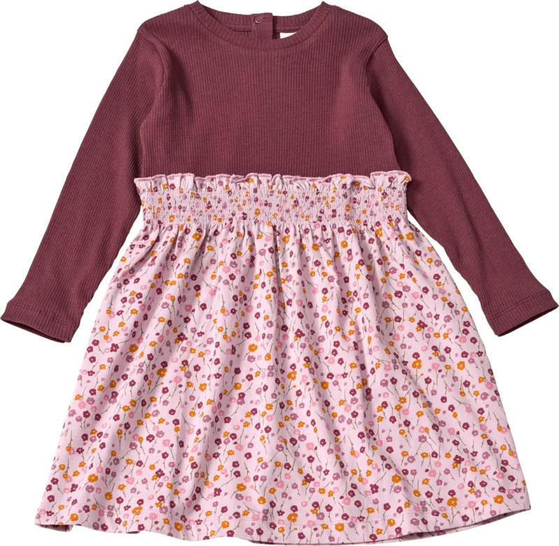 ALANA Kleid mit Ripp-Struktur, lila, Gr. 98