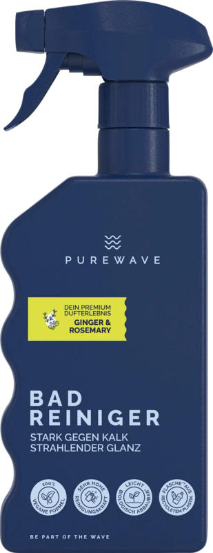 PUREWAVE Badreiniger Ginger & Rosemary