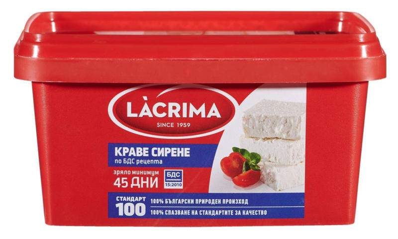 Lacrima Сирене от краве мляко