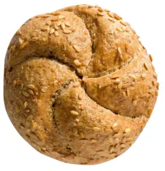 Пълнозърнест земел с ленено семе от нашата пекарна