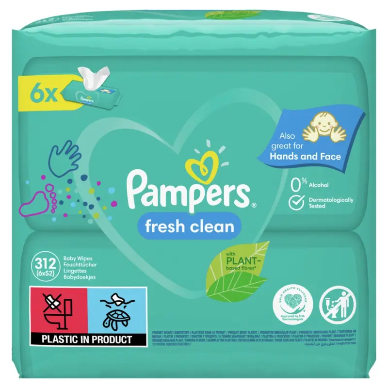 Pampers Бебешки влажни кърпички различни видове