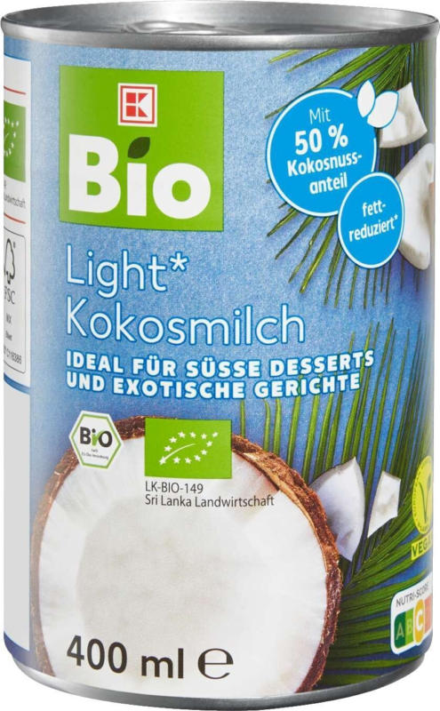 K-Bio Kокосово мляко намалени мазнини