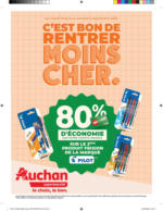 Auchan Supermarché C’EST BON DE RENTRER MOINS CHER. - au 06.09.2025