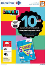 Carrefour LA RENTRÉE À PETIT PRIX - au 01.09.2025