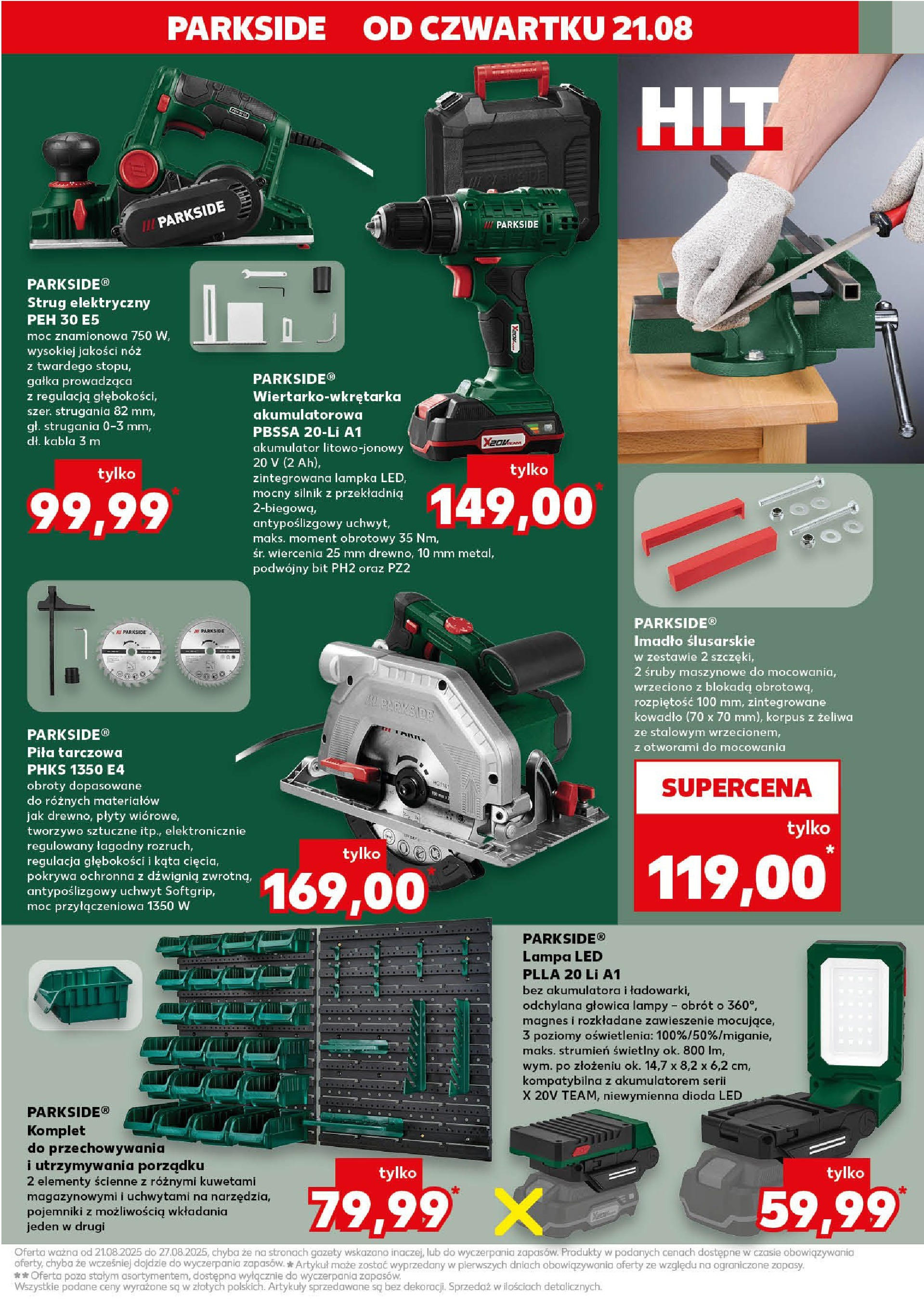 Kaufland gazetka - Mega okazje od 21.08.2025 - od jutra PDF | Strona: 5 | Produkty: Plyty, Lampa