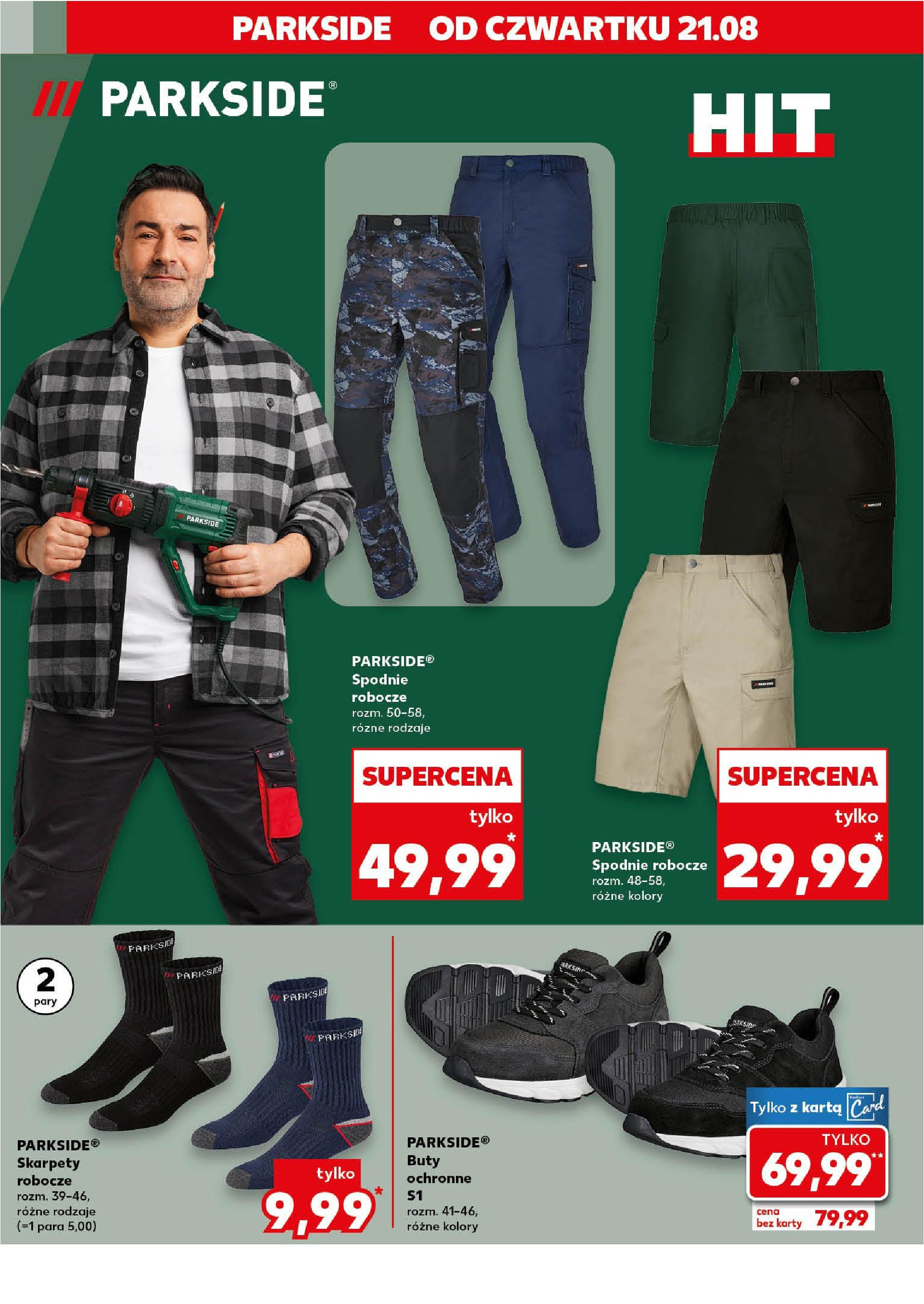 Kaufland gazetka - Mega okazje od 21.08.2025 - od jutra PDF | Strona: 6 | Produkty: Karta, Spodnie, Skarpety, Buty