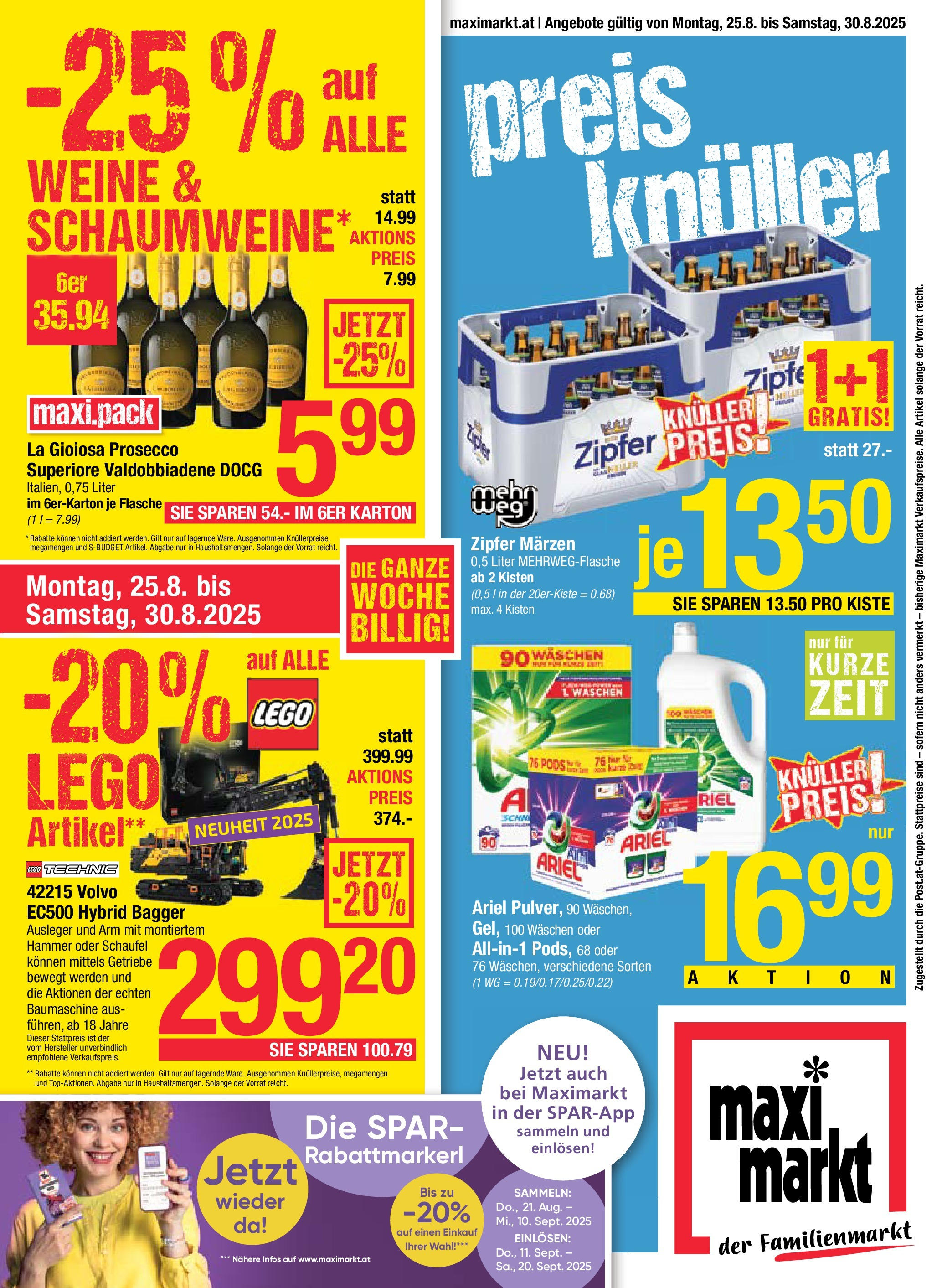  Maximarkt Anif, Bruck an der Großglocknerstraße ab (25.08.2025 - 30.08.2025) - Seite 1