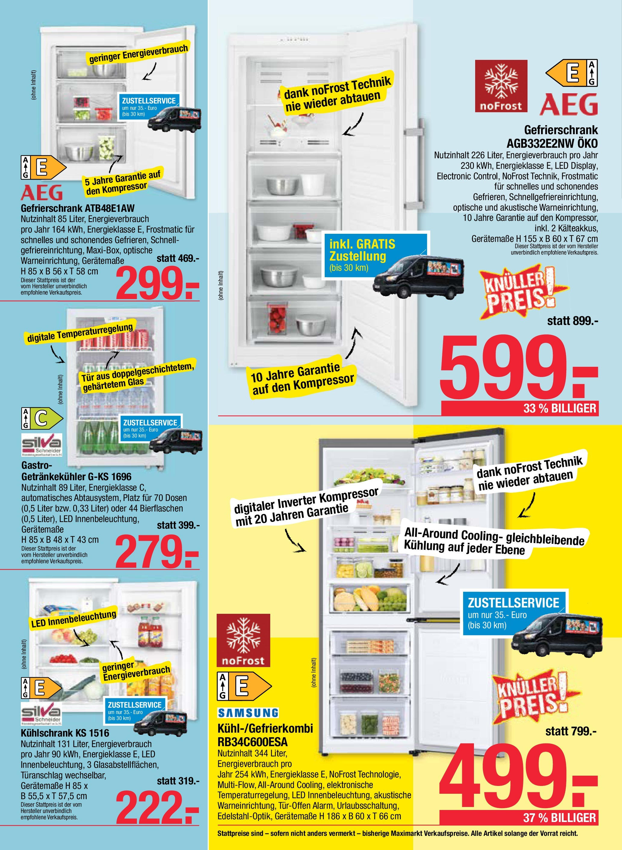 Maximarkt Haid, Linz (25.08.2025) || Aktuelle Angebote | Seite: 22 | Produkte: Kühlschrank, Gefrierschrank, Samsung Maximarkt Haid, Linz von 25.08.2025 - Aktuelle Angebote | Seite: 22 | Produkte: Kühlschrank, Gefrierschrank, Samsung