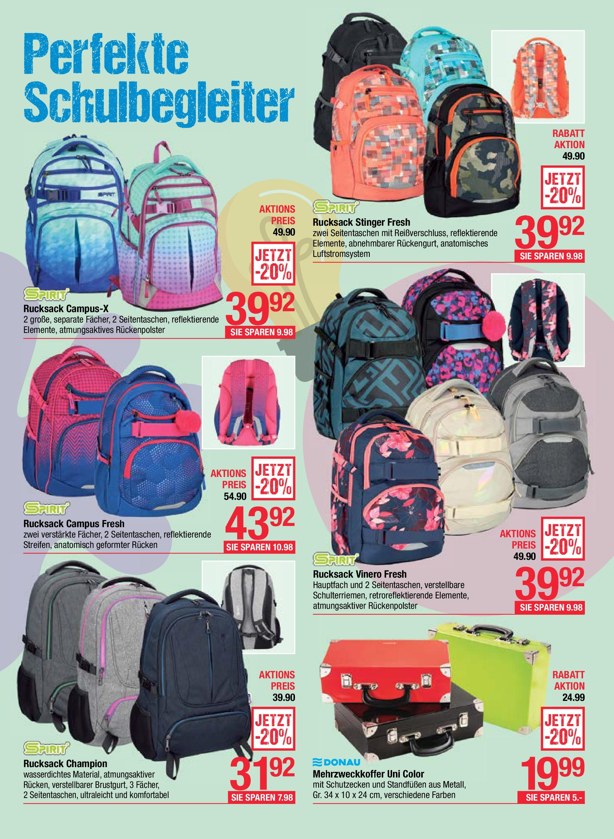 Maximarkt  Alles für die Schule Haid, Anif,  Linz von 25.08.2025 - Aktuelle Angebote | Seite: 3 | Produkte: Rucksack