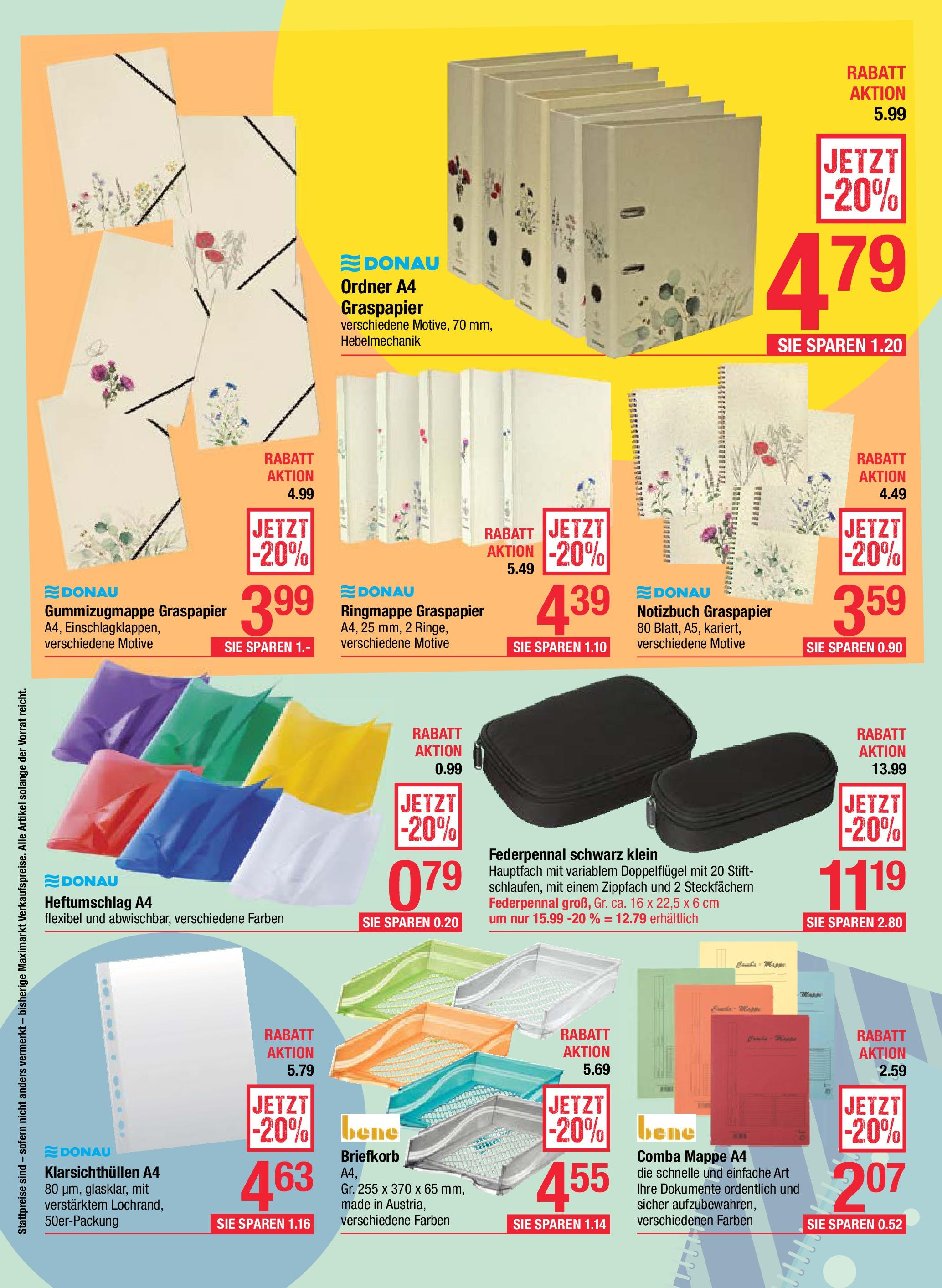 Maximarkt  Alles für die Schule Haid, Anif,  Linz von 25.08.2025 - Aktuelle Angebote | Seite: 8 | Produkte: Notizbuch