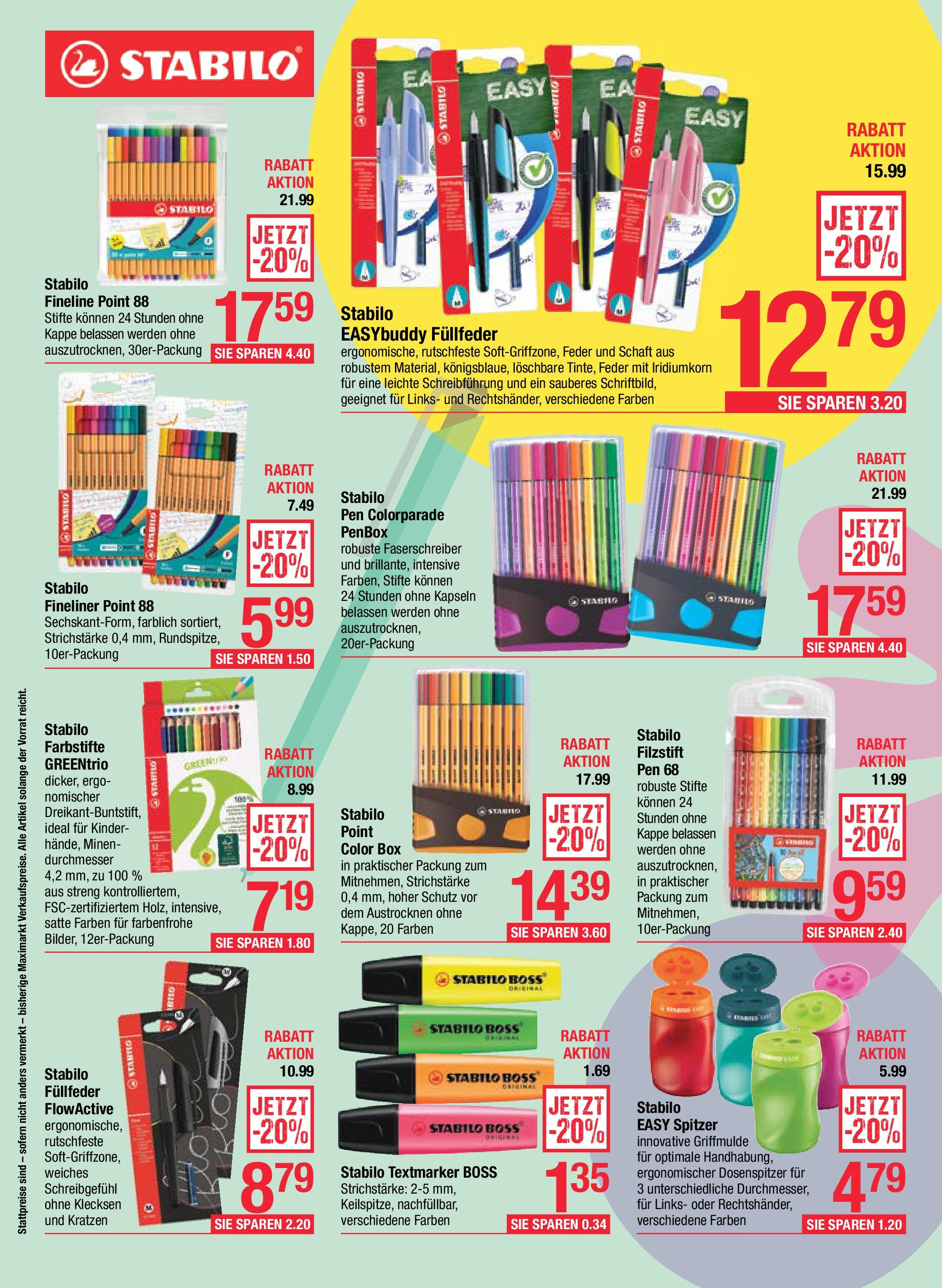 Maximarkt  Alles für die Schule Haid, Anif,  Linz von 25.08.2025 - Aktuelle Angebote | Seite: 10 | Produkte: Kappe, Box