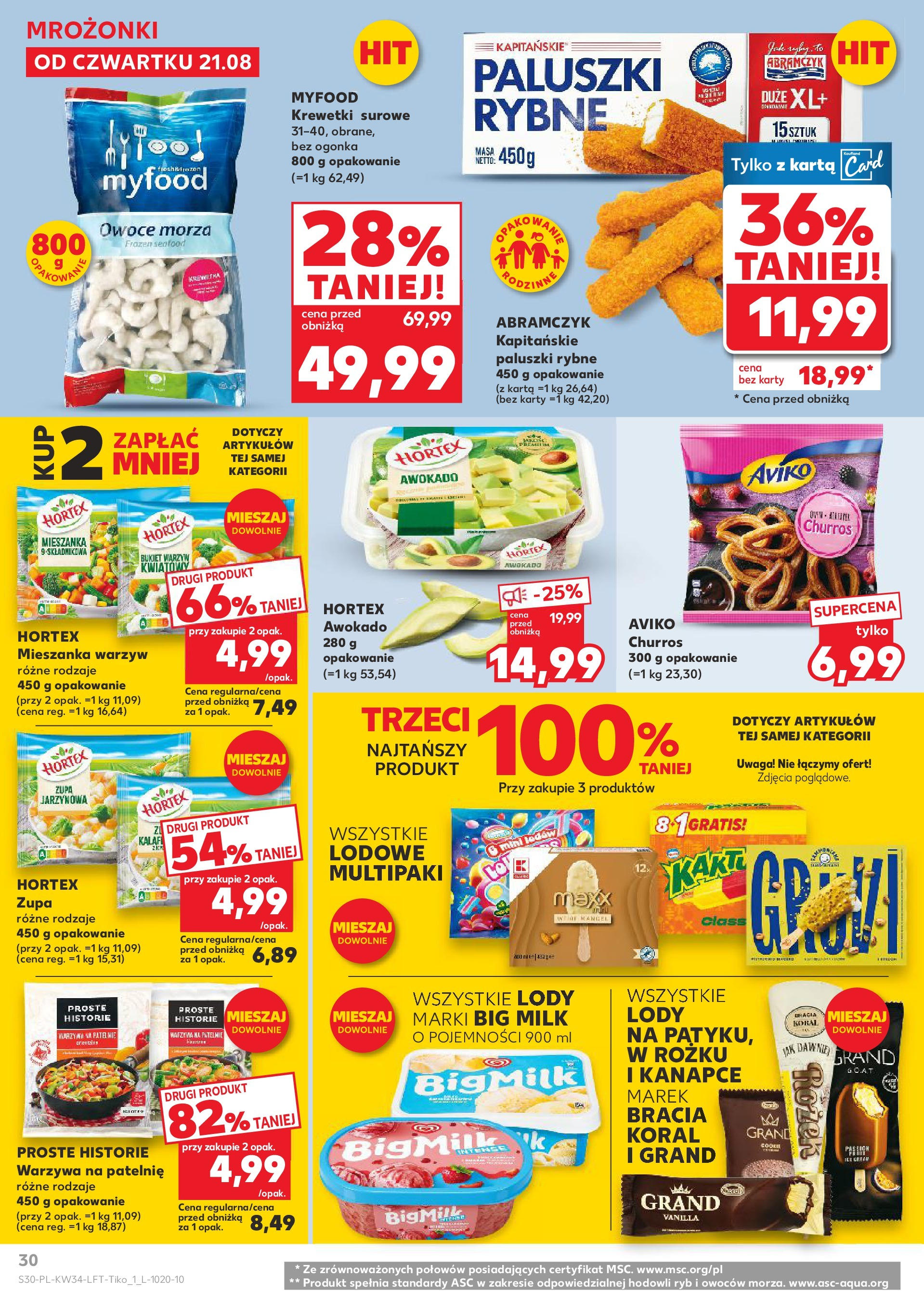 Kaufland gazetka od 21.08.2025 - od jutra PDF | Strona: 30 | Produkty: Patelnie, Mieszanka warzyw, Warzywa, Owoce