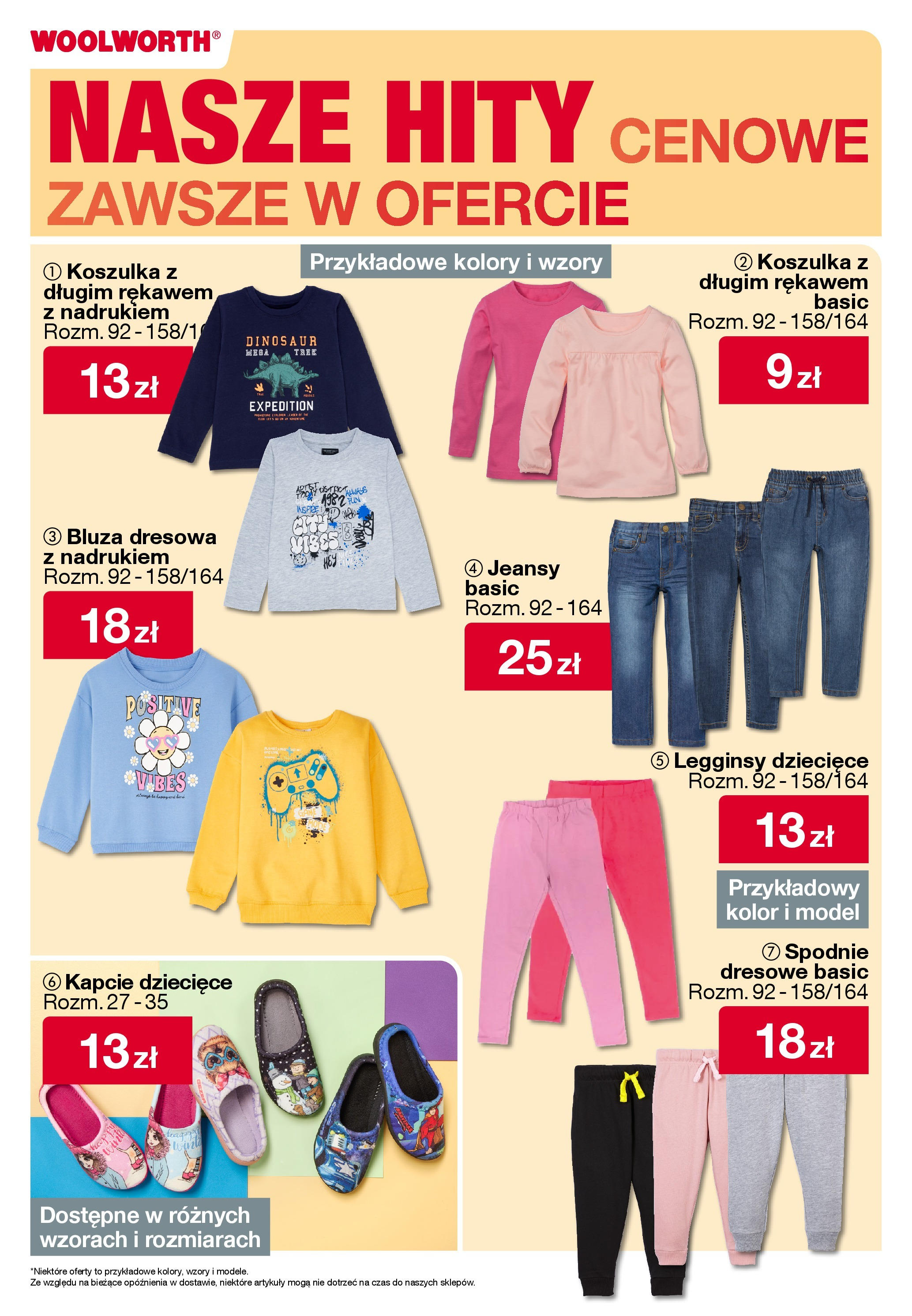 Woolworth - Woolworth: Początek szkoły od (21.08.2025 - 01.09.2025) | Strona: 6 | Produkty: Spodnie, Legginsy, Kapcie