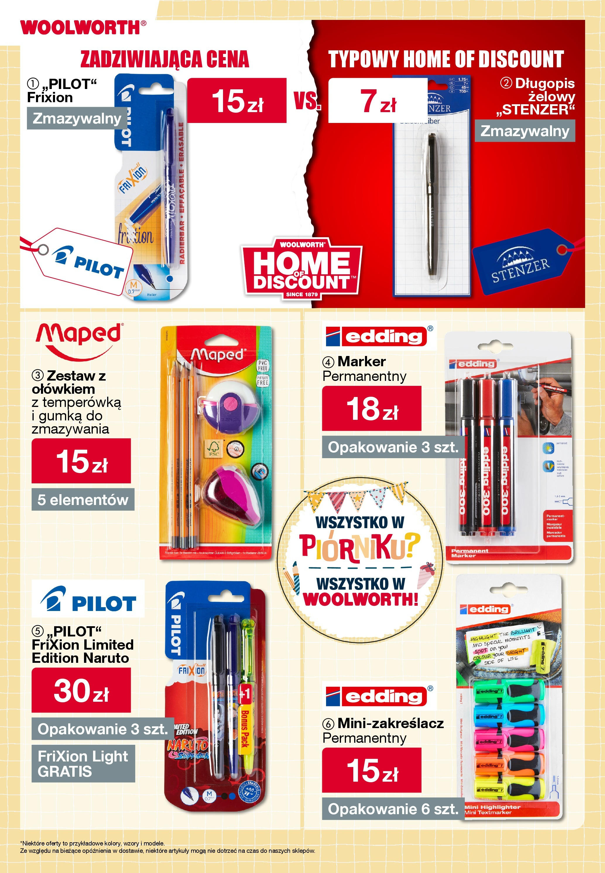 Woolworth - Woolworth: Początek szkoły od (21.08.2025 - 01.09.2025) | Strona: 18 | Produkty: Temperówka, Ser