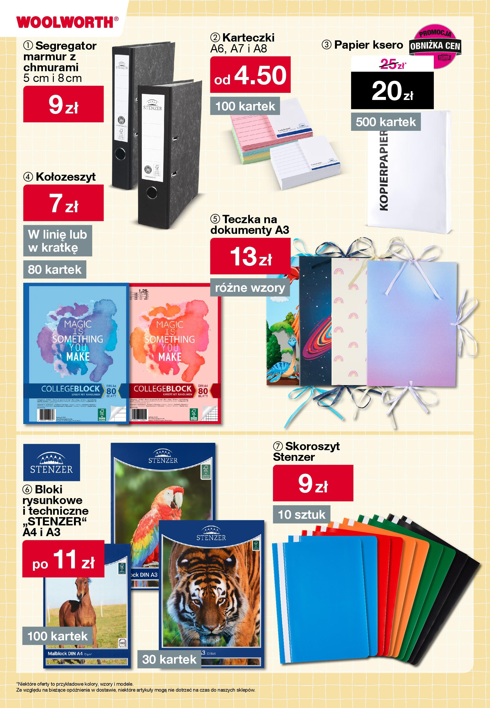 Woolworth - Woolworth: Początek szkoły od (21.08.2025 - 01.09.2025) | Strona: 21 | Produkty: Papier ksero