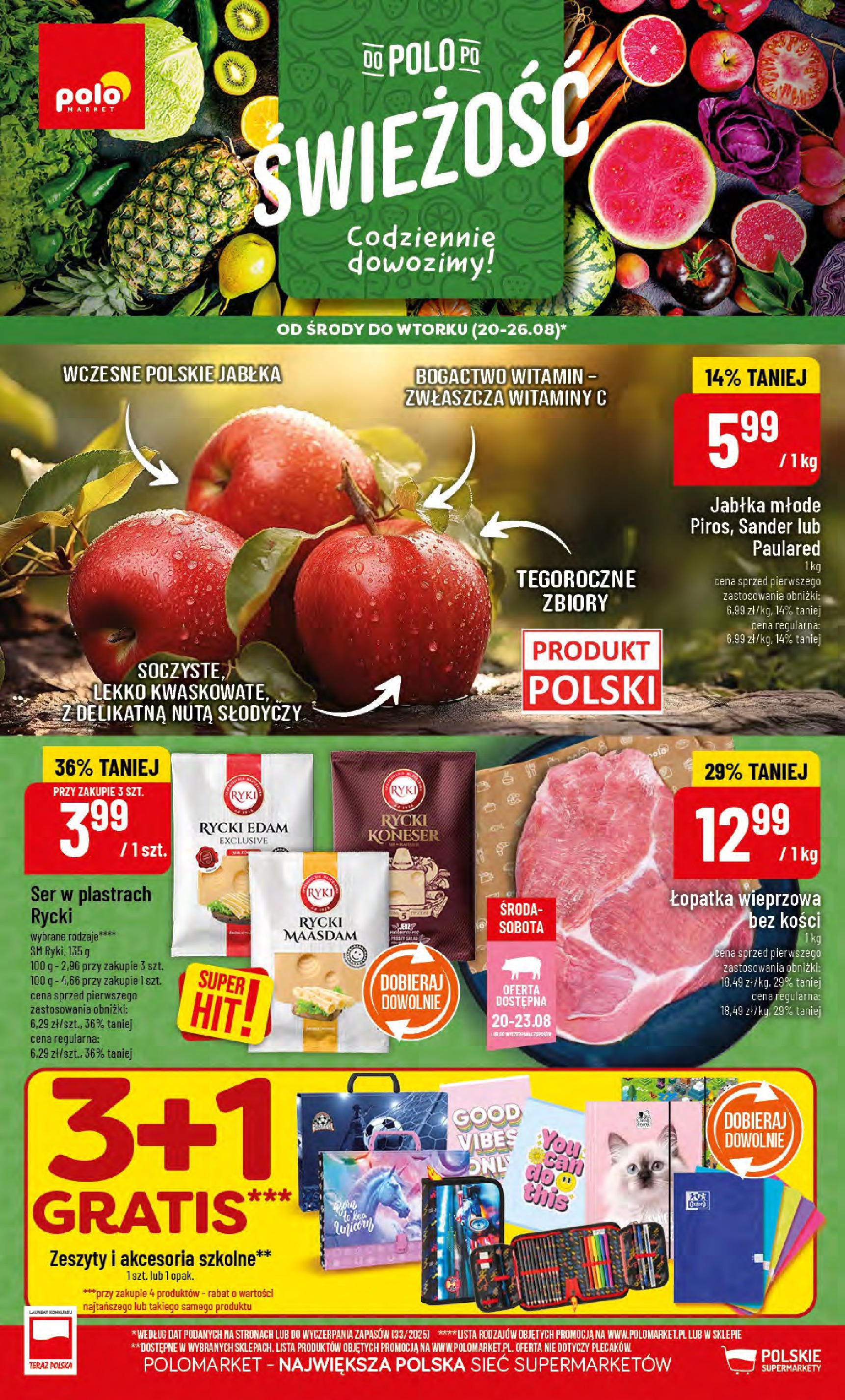 POLOmarket gazetka promocyjna (20.08.2025) - Nowa ulotka - Numer strony 1