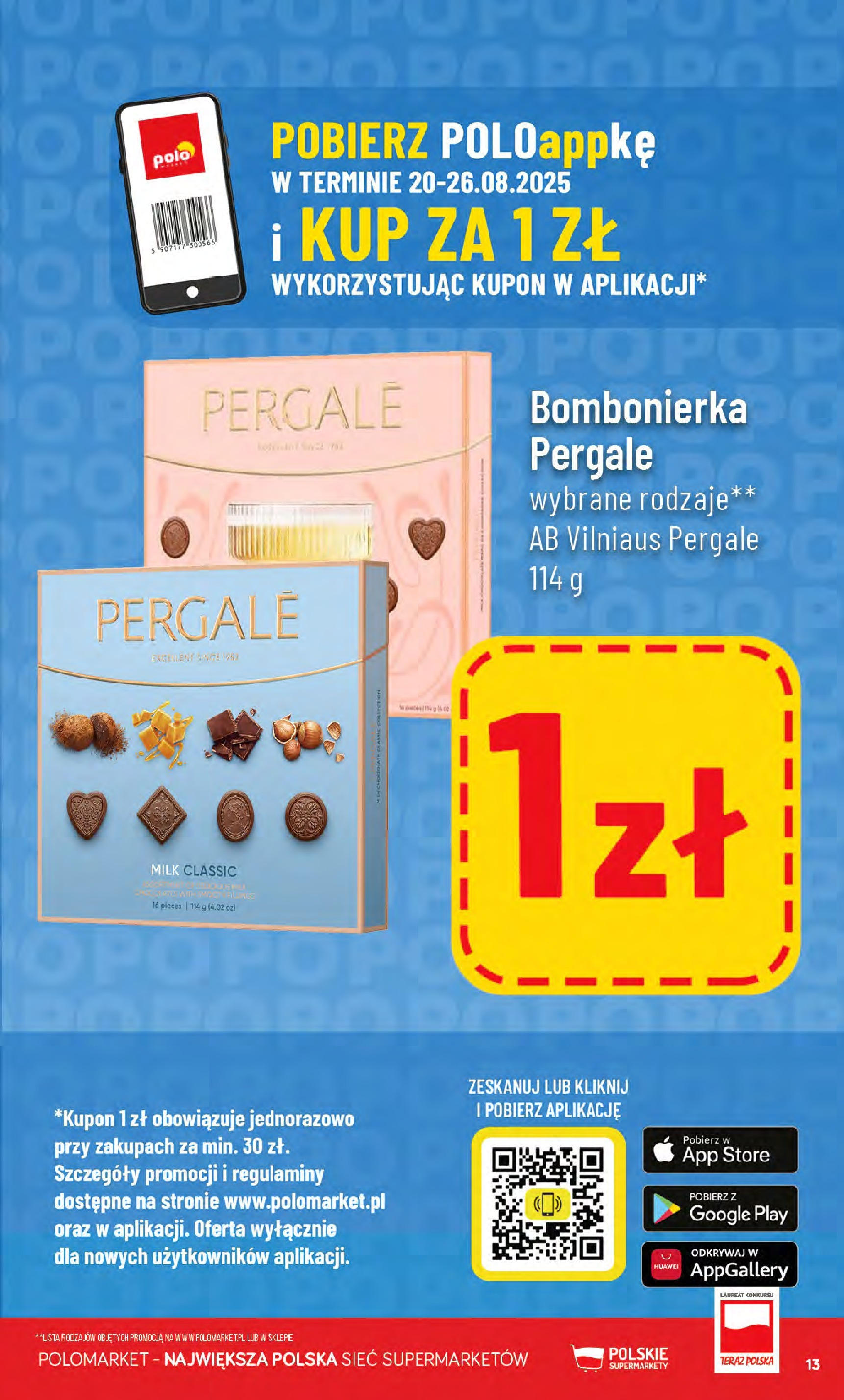 POLOmarket gazetka od jutra (20.08.2025) - Nowa PDF | Strona: 13 | Produkty: Bombonierka