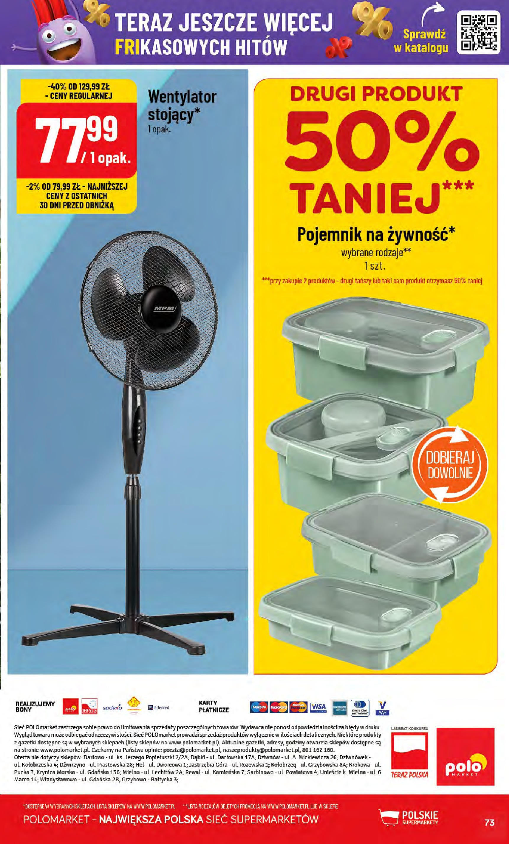 POLOmarket gazetka od jutra (20.08.2025) - Nowa PDF | Strona: 73 | Produkty: Wentylator