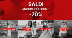 Ancora piu sconti fino a -70%