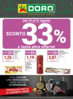 Cadoro Sconto 33% e tante altre offerte! - al 31.08.2025