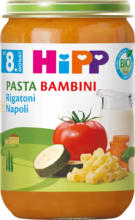 dm-drogerie markt HiPP Menü Pasta Bambini Rigatoni Napoli ab dem 8. Monat - bis 31.08.2025