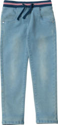 ALANA Jeans mit geradem Schnitt & Rippbund, blau, Gr. 110