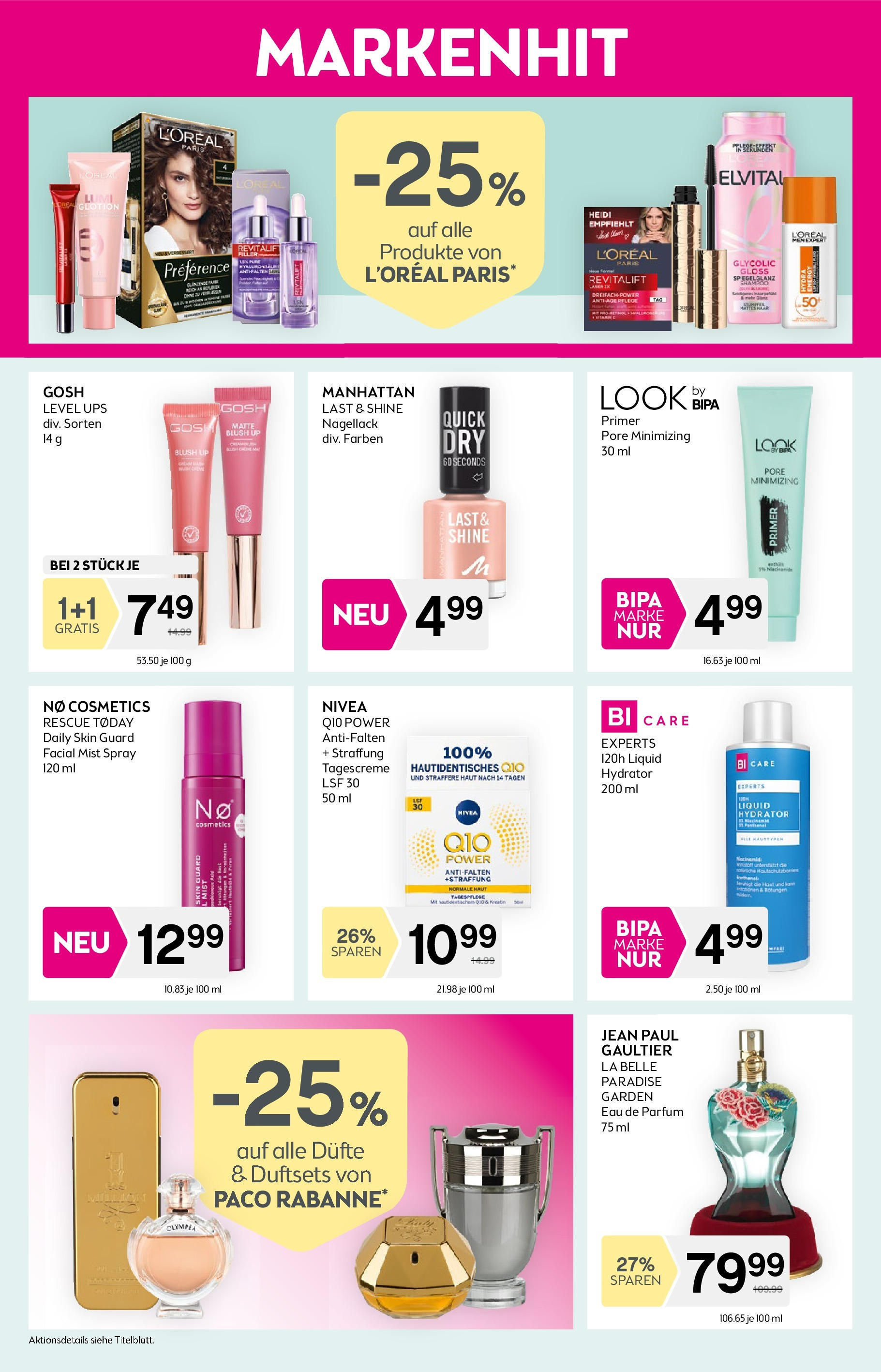 Bipa - BIPA: Flugblatt - gültig bis 10.09.2025 von 27.08.2025 - Aktuelle Angebote | Seite: 4 | Produkte: Parfüm, Nagellack, Shampoo