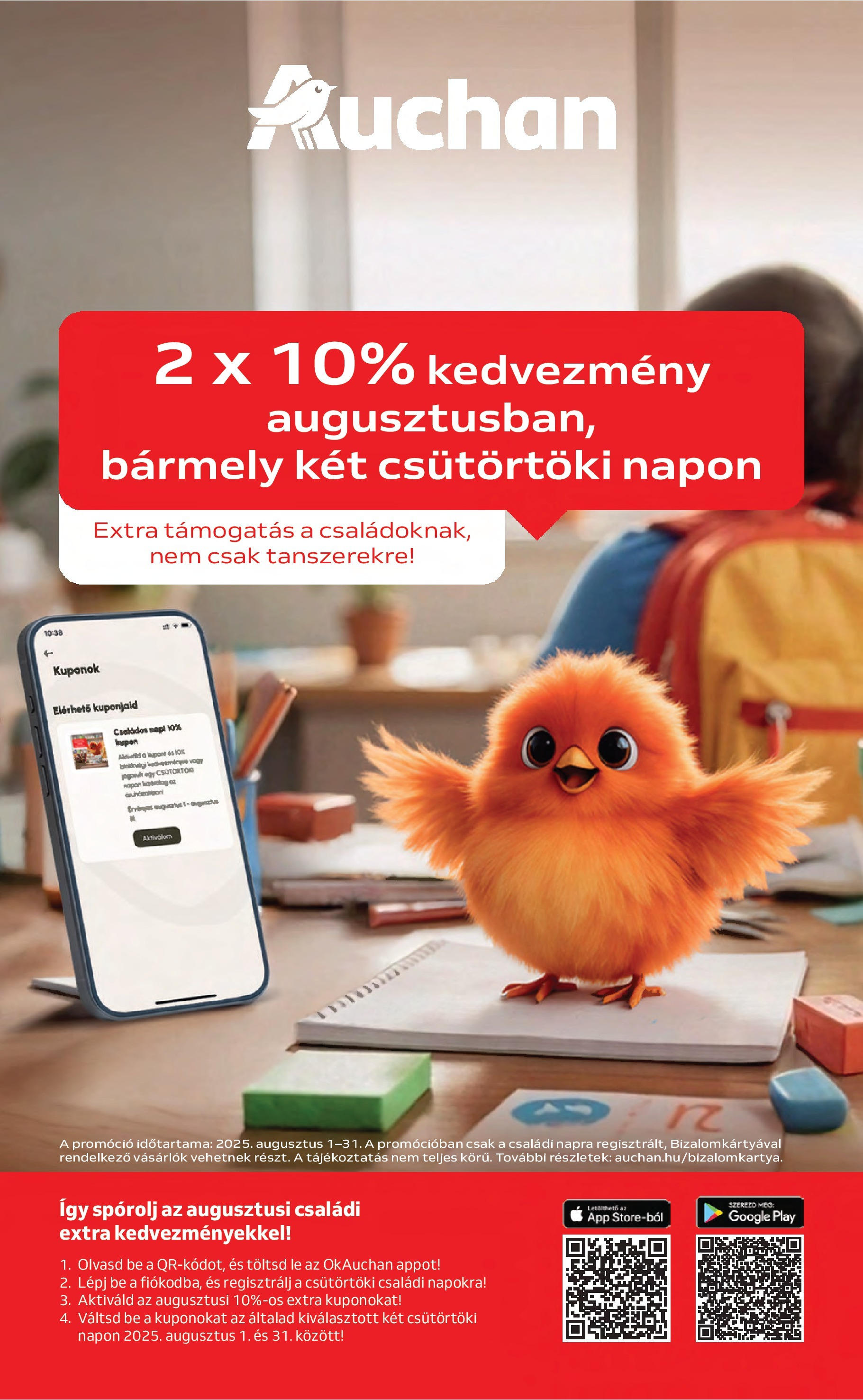 Akciós újság új Auchan - 2025.08.21. -tól/töl ⏳ | Oldal: 2 Auchan Akciós újság - 2025.08.21. -tól/töl > akció, lapozható szórólap 🛍️ | Oldal: 2
