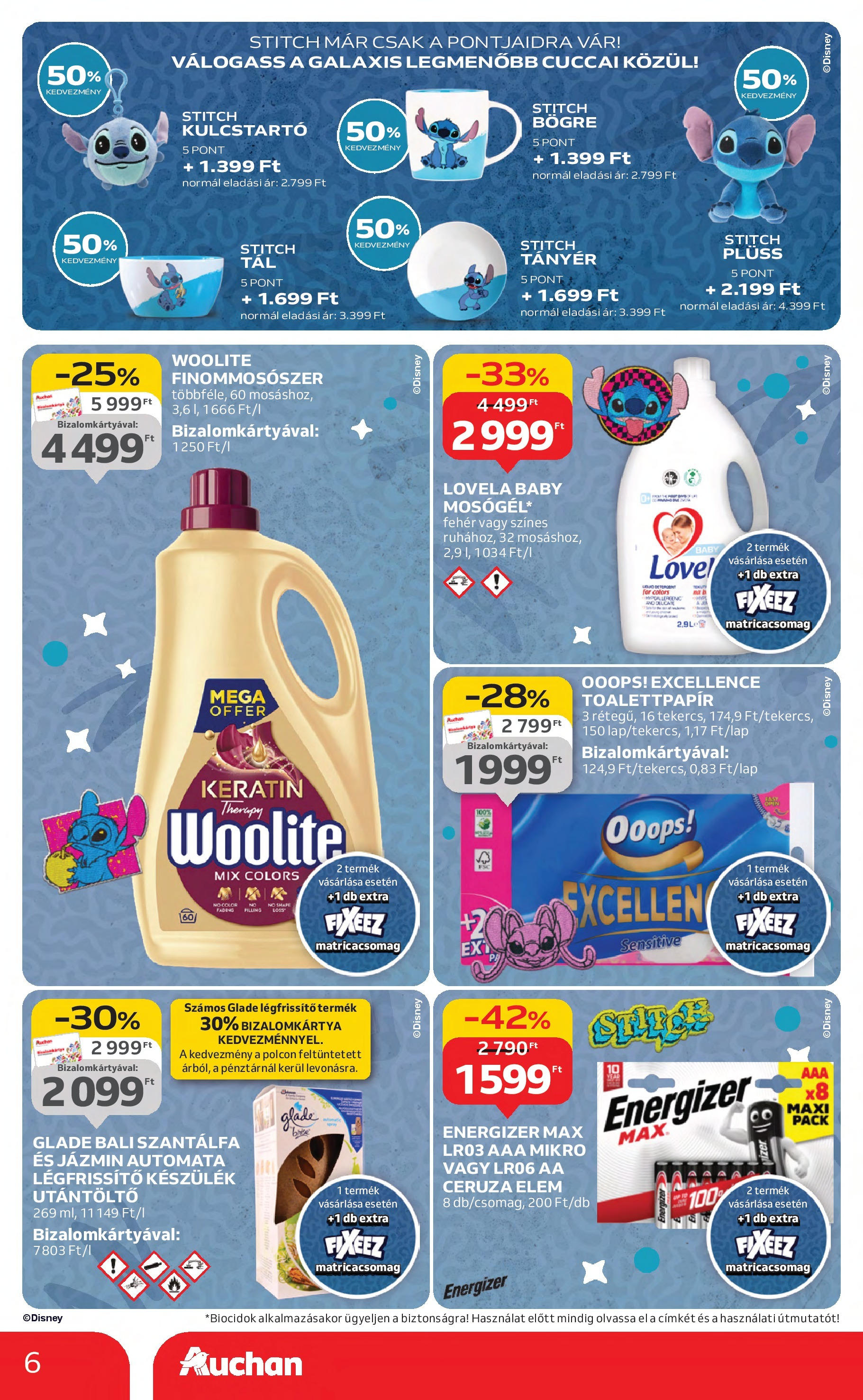 Akciós újság új Auchan - 2025.08.21. -tól/töl ⏳ | Oldal: 6 | Termékek: Bögre, Plüss, Légfrissítő, Tányér Auchan Akciós újság - 2025.08.21. -tól/töl > akció, lapozható szórólap 🛍️ | Oldal: 6 | Termékek: Bögre, Plüss, Légfrissítő, Tányér