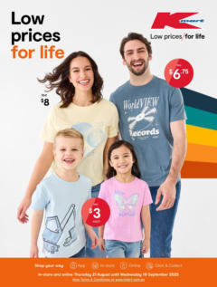 Preview of Kmart - Low Prices for Life - valid from 20.08.2025