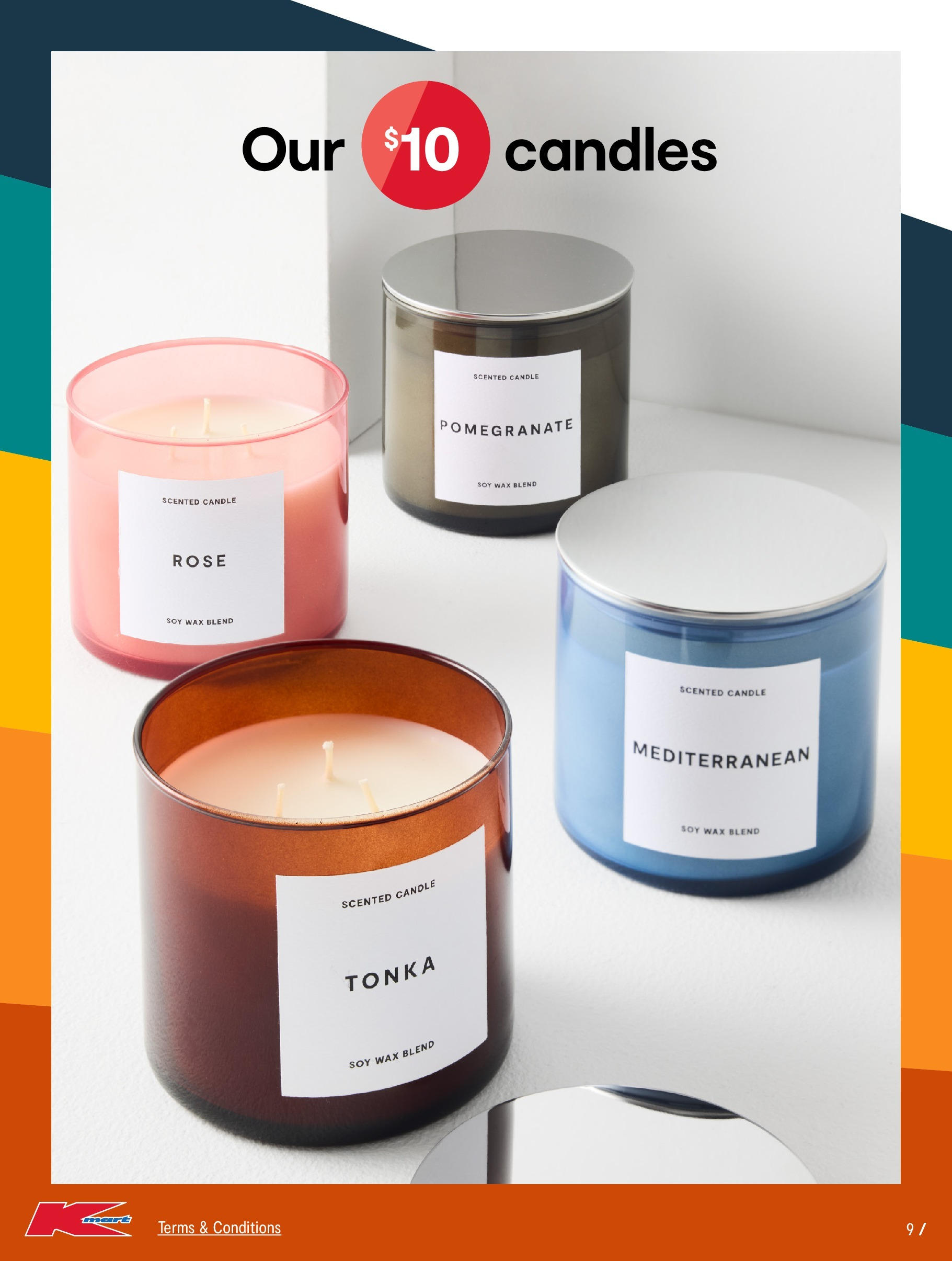 ﻿﻿Kmart catalogue valid from 20/08/2025 > Online Australia | Page: 9 | Products: Pomegranate, Candles, Candle