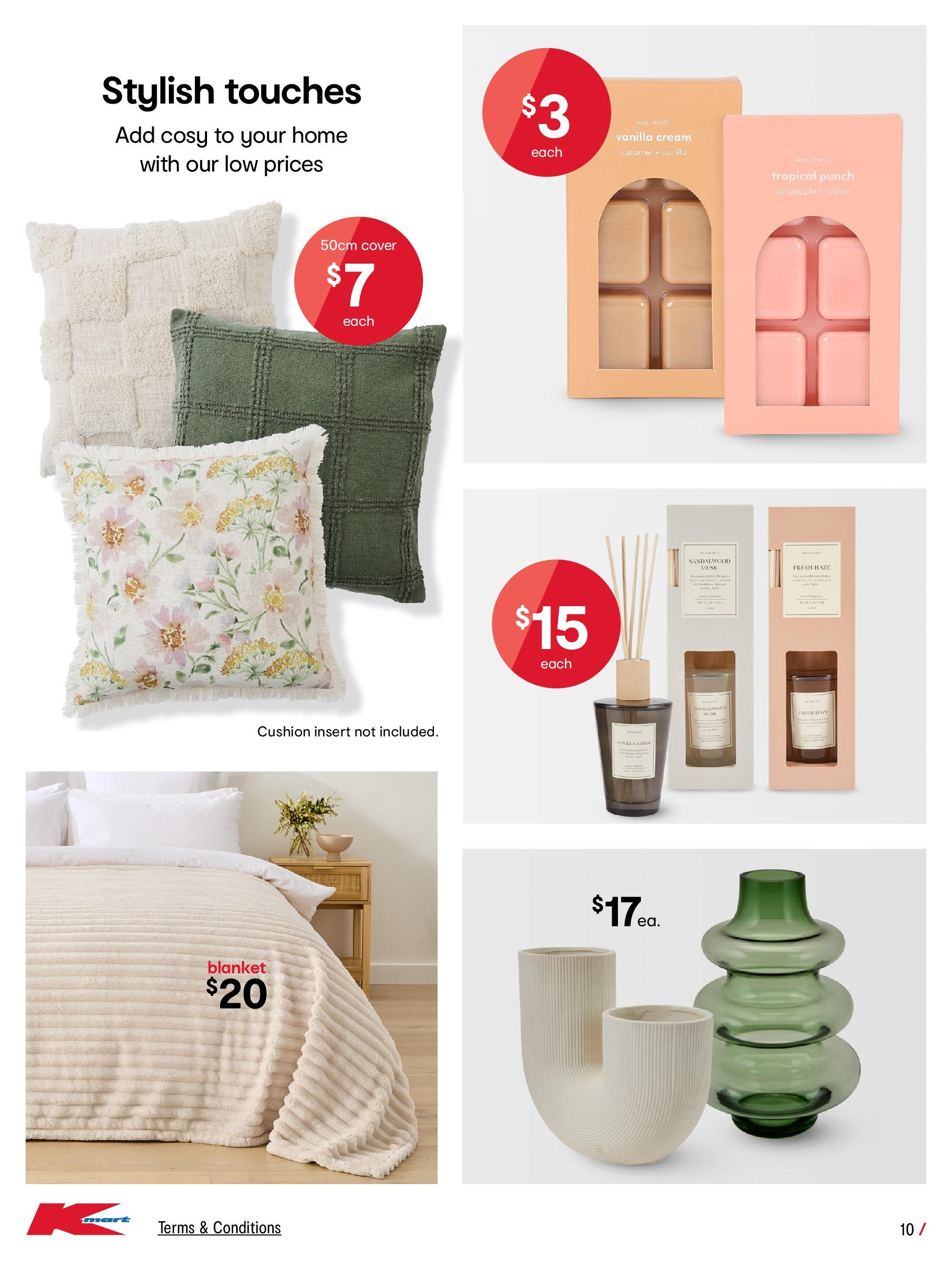 ﻿﻿Kmart catalogue valid from 20/08/2025 > Online Australia | Page: 10 | Products: Cushion, Melon, Pineapple, Cream