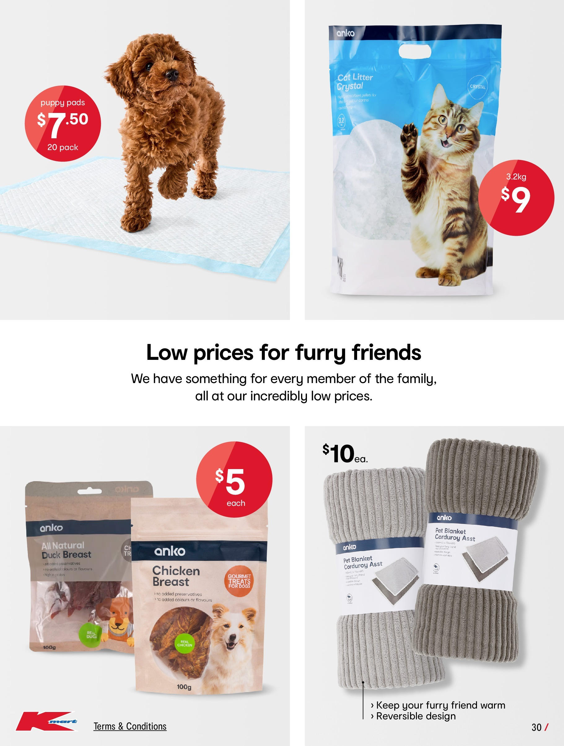 ﻿﻿Kmart catalogue valid from 20/08/2025 > Online Australia | Page: 30 | Products: Duck, Chicken, Blanket