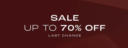 Up To 70% Off