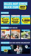 HOFER: Flugblatt