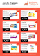 Apotheke Friedeburg - Angebote August 2025