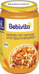 Bebivita Menü Spätzle mit Gemüse und Geschnetzeltem ab dem 12. Monat