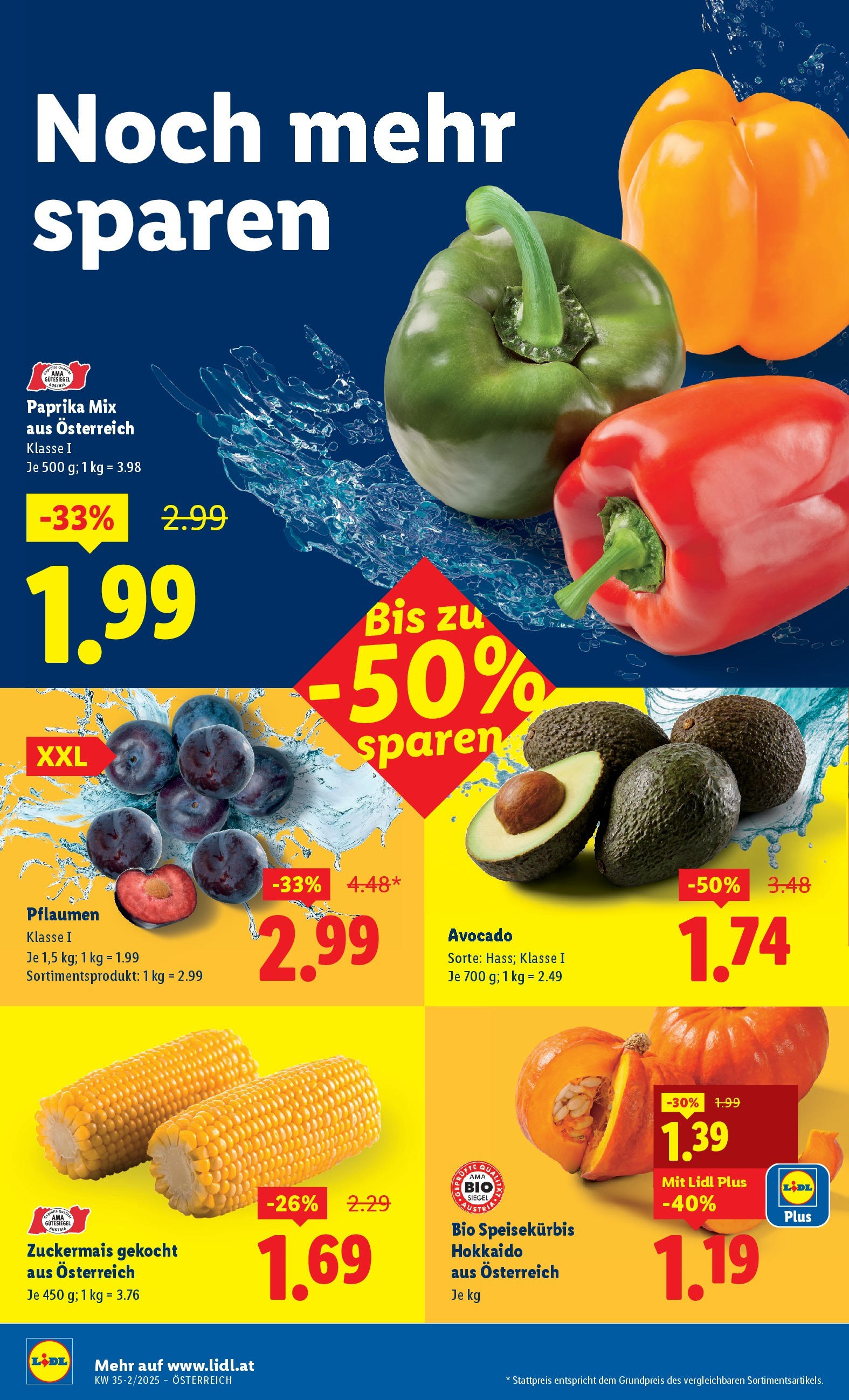 Lidl - Lidl: Flugblatt in deiner Nähe ab 27.08.2025 - Angebote ab donnerstag | Seite: 4 | Produkte: Avocado