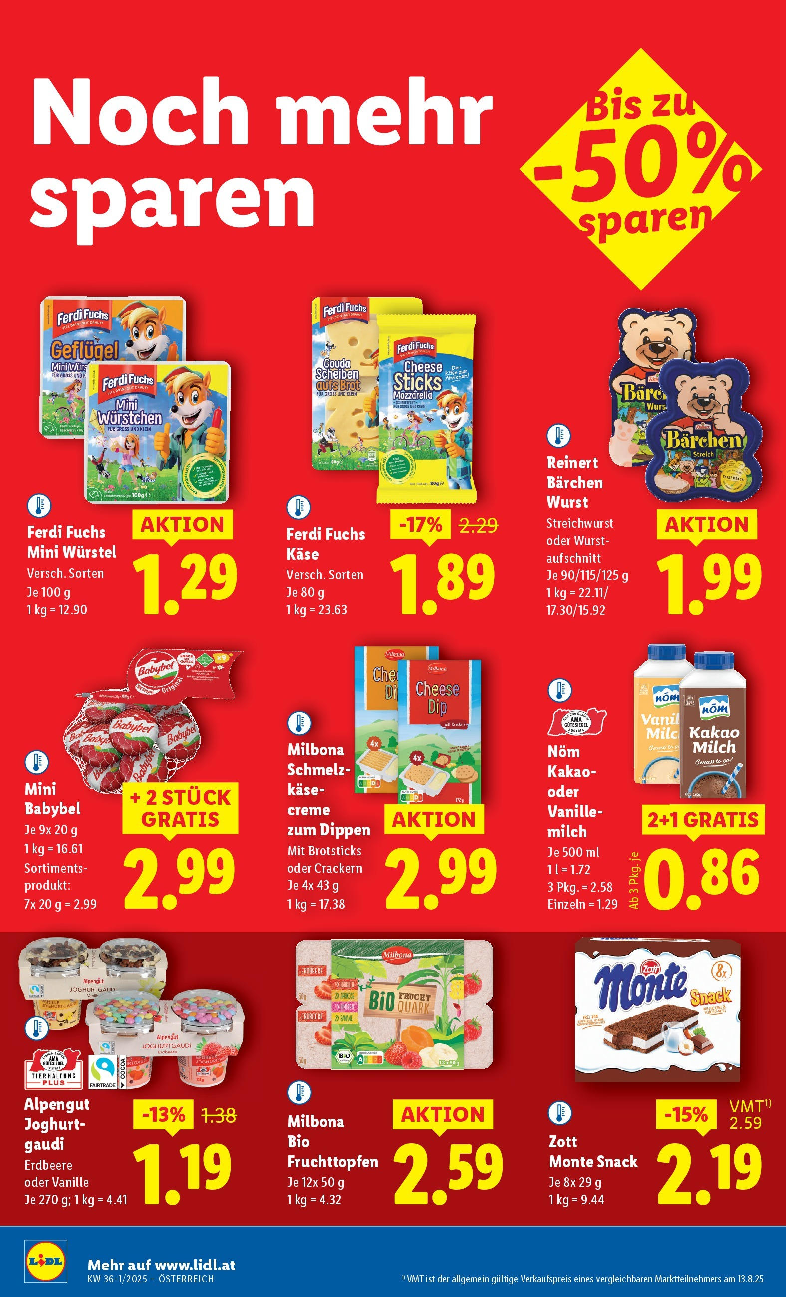 Lidl - Lidl: Flugblatt in deiner Nähe ab 27.08.2025 - Angebote ab donnerstag | Seite: 38 | Produkte: Wurst, Milch, Creme, Joghurt