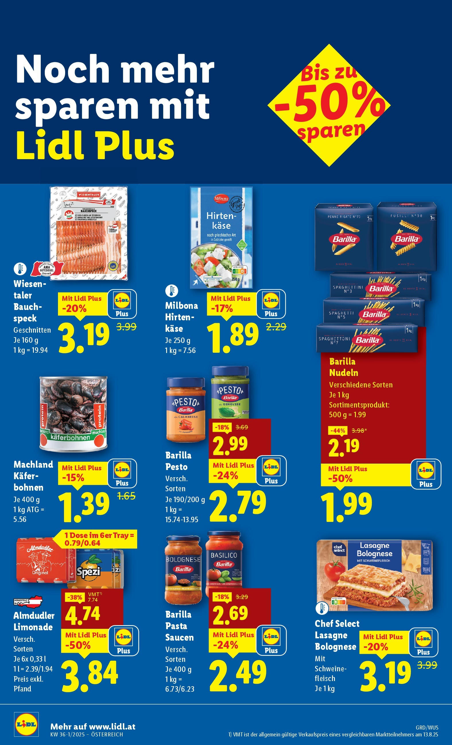 Lidl - Lidl: Flugblatt in deiner Nähe ab 27.08.2025 - Angebote ab donnerstag | Seite: 42 | Produkte: Pasta, Hajdina liszt, Schweinefleisch, Nudeln