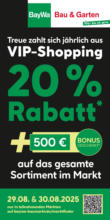 BayWa: VIP Shopping 20%