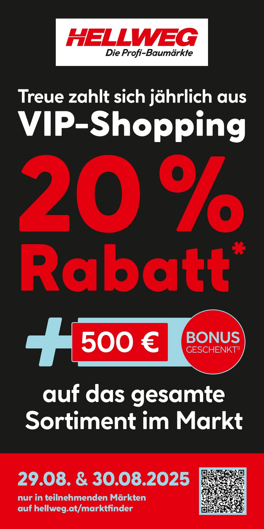 HELLWEG VIP-Shopping Graz (29.08.2025) || Aktuelle Angebote | Seite: 1 HELLWEG VIP-Shopping Graz von 29.08.2025 - Aktuelle Angebote | Seite: 1