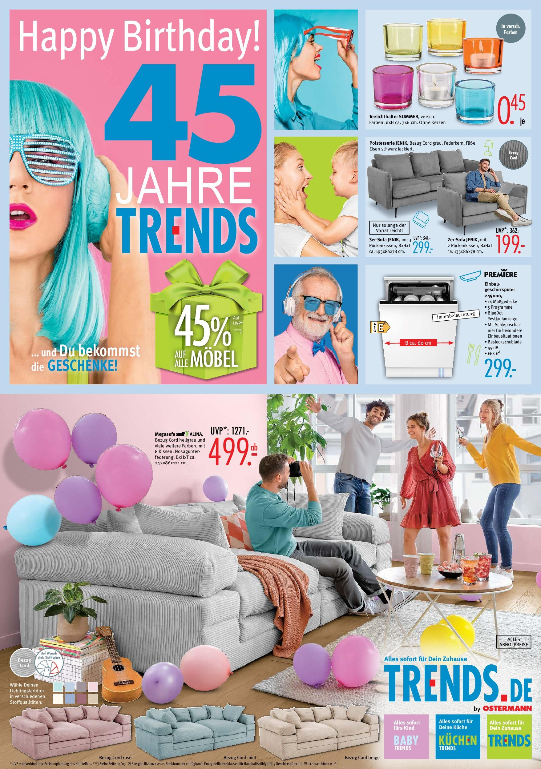 Trends - Ostermann Trends: Neue Möbel wirken Wunder. (ab 22.08.2025) zum Blättern | Seite: 1 | Produkte: Geschirrspüler, Küche, Kuchen Trends - Ostermann Trends: Neue Möbel wirken Wunder. (ab 22.08.2025) zum Blättern | Seite: 1 | Produkte: Geschirrspüler, Küche, Kuchen