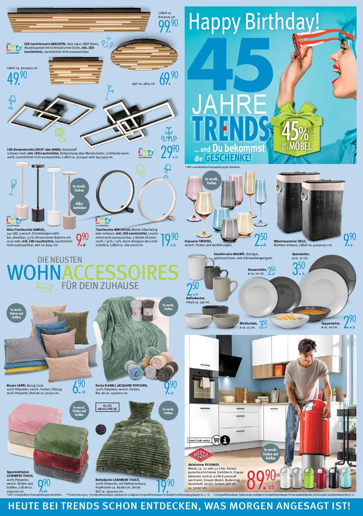 Trends - Ostermann Trends: Neue Möbel wirken Wunder. (ab 22.08.2025) zum Blättern | Seite: 7 | Produkte: Geschirrspüler, Decke, Bettwäsche, Kopfkissen Trends - Ostermann Trends: Neue Möbel wirken Wunder. (ab 22.08.2025) zum Blättern | Seite: 7 | Produkte: Geschirrspüler, Decke, Bettwäsche, Kopfkissen