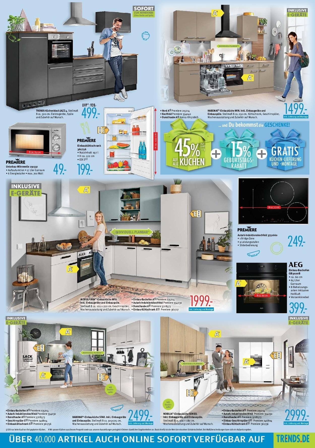 Trends - Ostermann Trends: Neue Möbel wirken Wunder. (ab 22.08.2025) zum Blättern | Seite: 8 | Produkte: Herd, Geschirrspüler, Einbauküche, Kochfeld Trends - Ostermann Trends: Neue Möbel wirken Wunder. (ab 22.08.2025) zum Blättern | Seite: 8 | Produkte: Herd, Geschirrspüler, Einbauküche, Kochfeld