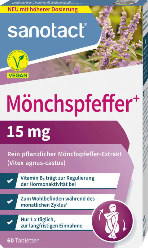 sanotact Mönchspfeffer Tabletten 60 St