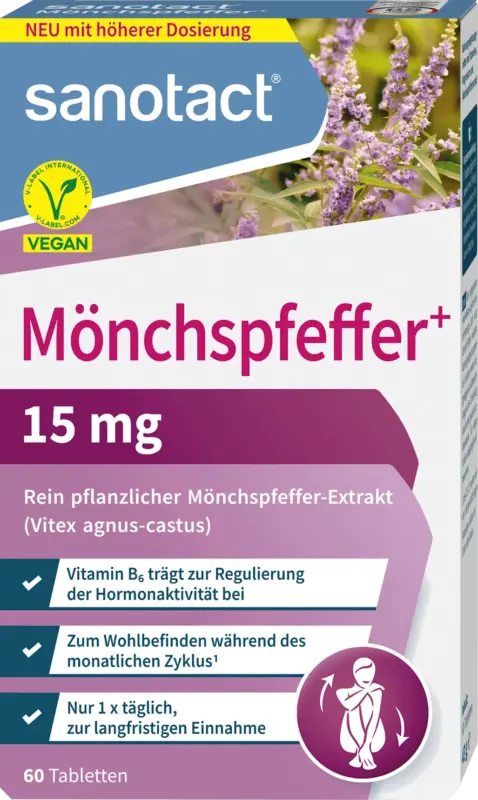 sanotact Mönchspfeffer Tabletten 60 St