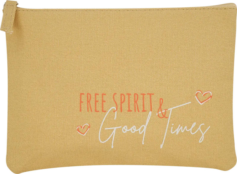 Vito & Joe Kosmetiktasche gelb "good times"