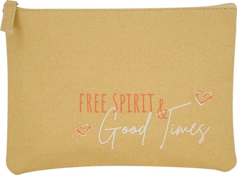 Vito & Joe Kosmetiktasche gelb "good times"