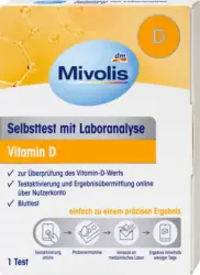 Mivolis Selbsttest mit Laboranalyse Vitamin D, 1 Anwendung